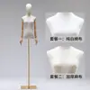 Maniquí de tienda de ropa accesorios plataforma de media longitud para mujer ropa de mujer Muñeca de boda modelo de cuerpo falso soporte de exhibición cuerpo completo