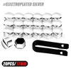 Tampão de Parafuso de Pneu de Carro Universal 17Mm19Mm21Mm Calota Decorativa Galvanizada Porca Elegante Tampa de Poeira