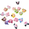 Linda Mezcla Mini Gato KT Castor Dibujos Animados Joyería para Uñas Cara de Bebé Resina Estéreo Decoración de Uñas Pequeños Accesorios