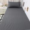 Lençol de Cama Peça Única Primavera e Verão, Estilo Quatro Estações, Lençol Lavável para Dormitórios Estudantis, Lençol de Cama Cor Sólida Estilo Nórdico para Pessoa Única