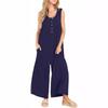 2026 Nueva Primavera y Verano Amazon Comercio Exterior Transfronterizo Ropa de Mujer Temu Europeo y Americano Fresco Casual Mono de Bolsillo para Mujer
