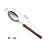 Juego de Cubiertos de Acero Inoxidable 304 con Mango de Madera Sabri Cuchillo y Tenedor de Mango Redondo Rugoso Venta al por Mayor Cuchara para Restaurante Occidental Cuchillo para Carne