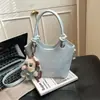 Bolsos de Moda Transfronterizos para Mujer 2026 Primavera Nueva Moda Bolso de Hombro Cruzado Bolso de Mano Estilo Coreano Casual Bolso Cubo