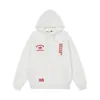 Sudadera con Capucha Bordada Letra Gótica Sánscrita para Hombre Tendencia Primavera y Otoño Cruz Oscura Holgada Sudadera Pulóver