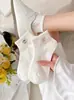 Calcetines para Niña Primavera y Verano Finos Transpirables de Malla Cortos Lindos de Dibujos Animados Niña Estudiante Deportivos Blancos de Algodón