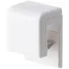 Soporte para pasta de dientes sin taladro, clip para pasta de dientes, clip para limpiador facial, estante de plástico para pasta de dientes montado en la pared, estante de almacenamiento, dispensador de pasta de dientes