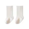 25 Calcetines de Bebé para Otoño e Invierno Infantil Recién Nacido Clase A Algodón Calcetines de Piso 1-3 Años Antideslizantes Sin Costuras Color Sólido Puño Suelto