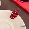 Estilo japonés y coreano, otoño e invierno, ondas simples, puntos, gotas de agua pequeñas, clip de pico de pato, flequillo simple que combina con todo, clip de borde, nicho, tocado exquisito