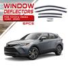 Texinrui Adecuado para Toyota Lingfang Weisa Modificación de Coche Tira Decorativa Cromada para la Parte Delantera Cubierta de Lluvia para Ventana Ceja de Lluvia Accesorios