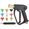 Especial transfronterizo para máquina de limpieza de alta presión pistola de agua para lavado de autos 4000PSI fábrica de comercio exterior venta al por mayor pistola de agua con núcleo de válvula de cobre completo