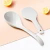 Cuchara de Porcelana de Jade Blanco Cuchara Cerámica Simple para el Hogar Cuchara de Sopa Cucharilla Cuchara de Cerámica para Sopa Cuchara para Arroz Cuchara de Restaurante Hotel