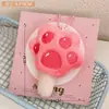 Bonito desenho animado periférico pingente gatinho garra garra picolé boneca chaveiro menina bolsa chaveiro pingente pingente