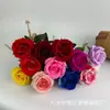 Arranjo de Cena de Flor Artificial Rosa Redonda Grande Arranjo de Flores para Salão de Casamento Decoração de Interior Buquê de Flores Artificiais