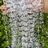 Cortina de contas de cristal para casamento em acrílico corrente de contas decoração de teto de palco para cena de casamento cordão de contas divisória de contas octogonais
