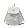 Mochila Listrada de Alto Acabamento para Estudantes Universitárias, Adequada para o Dia a Dia e Uso Casual, Pequena Mochila Escolar, Mochila de Estilo Fresco para Uso ao Ar Livre