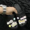Comercio electrónico transfronterizo nuevo lindo gatito kt inscripción de estado de ánimo flor para zapato hebilla de zapato punto acrílico estrella de cinco puntas accesorios para zapatos