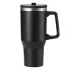 Taza Termo Gigante Nuevo Modelo Transfronterizo Acero Inoxidable 304 Gran Capacidad Portátil para Exteriores Hogar Coche con Asa