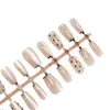 Gatinha Delicada Poá Olho de Gato Alta Qualidade Elegante Estilo Feminino Estilo Irmã Real Manicure Estilo Curto 30-t Manicure Usável
