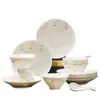 Jingdezhen Cerámica Colorida Linglong Bajo Esmalte Saludable Juego de Vajilla Regalo Wholesale Juego de Tazones y Platos Regalo para el Hogar