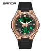 Reloj Deportivo Sanda para Hombres y Adolescentes Reloj Multifuncional para Estudiantes Resistente al Agua Esfera Grande Reloj Electrónico Venta Directa de Fábrica