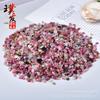 Pó Natural Turmalina Cascalho Flor de Ameixa Turmalina Cristal Cascalho Ornamentos Comércio Transfronteiriço