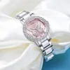 Reloj Yaponi Moda Sueño Mariposa Grande Lujo Ligero Reloj Estudiante Lugar de Trabajo Versátil Resistente al Agua Incrustado de Diamantes Reloj de Cuarzo para Mujer