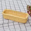 Suministro Mimbre Sintético Vajilla Cesta para Palillos Rectangular Cesta Escurridora Cesta para Cuchillos y Tenedores Creativa Cesta para Frutas y Pan Cesta de Almacenamiento