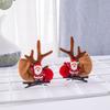 Novo Natal Antler Hairpin Acessórios de Cabelo Crianças Clip Girl Coreano Internet Celebridade Cartoon Elk Hairpin Acessórios de Cabelo Atacado