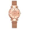 Procesamiento y Personalización de Comercio Exterior Popular Patrón Romano Gipsofila Reloj de Mujer Reloj de Mujer Cuarzo Perezoso Hierro Magnético Piedra de Hierro Magnética