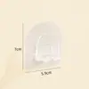 Porta-escova de dentes sem furar, suporte fofo de desenho animado para escova de dentes, porta-escova de dentes elétrico de parede, prateleira de armazenamento para escovas de dentes