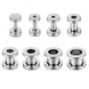 Forno de Aurícula de Aço Inoxidável Galvanoplastia a Vácuo Polia Básica Expansor de Orelha Simples Europeu e Americano Expansor de Orelha Buraco de Orelha Joias para Piercing