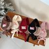 Protetores de Ouvido de Renda para Crianças Inverno Quente Espessados Protetores de Ouvido para Meninas à Prova de Vento e Frio Protetores de Ouvido de Tricô Aquecedores de Ouvido para Bebê
