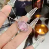 Versa Heavy Industries Gaoding Pingente de Pó de Quilate Grande Papalacha Banhado a Ouro 18K Pingente Cor de Diamante Micro Flash