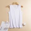 Colete de Malha de Seda Gelada para Homens, Estilo Verão Fino, Secagem Rápida, Respirável, Alça Larga, Roupa Externa, Esportes, Estudante, Vazado, Fitness, Secagem Rápida