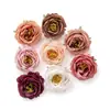 Cabezas de Flores Artificiales de Rosa Estilo Ins, Flores Falsas, Plantas Verdes al por Mayor, Manualidades para Decoración de Bodas