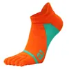 Calcetines de Cinco Dedos para Hombre, Alto Contenido de Algodón, Calcetines Cortos Absorbentes de Sudor, Calcetines Bajos, Calcetines Casuales para Correr, Calcetines para Maratón