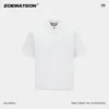 Camisa Polo de Hombre Zoewatson con Cuello Solapa Manga Corta Color Sólido Versátil Casual Simple Top Casual