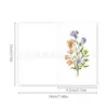 Tarjetas Vintage de Bendición, Tarjetas de Felicitación de Flores Silvestres, Sobres, Tarjetas Navideñas Escritas a Mano, Tarjetas Plegables Listas, Tarjetas con Mensaje de Agradecimiento Florales, Fabricante