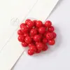 Cuentas Acrílicas de Color Sólido de 6-16 mm, Cuentas de Colores Dulces Macarrón, Cuentas de Colores Mixtos Navideños, Accesorios para Joyería DIY