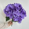 5 Ramilletes de Hortensia de Tela de Lana Arreglo Floral Base Modificación Flor Artificial Exhibición para el Hogar Stock Listo