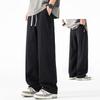 Pantalones Casuales de Algodón y Lino Nasa para Hombre Verano Delgados Nuevo 2025 Sueltos Rectos Verano Transpirables de Pierna Ancha