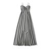 25 Vestido Falda Larga con Tirantes de Cinta Estilo Pechera de Otoño Nuevo Estilo Sexy Americano Hermana Real