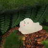 Novos Ornamentos Luminosos de Cachorro Bichon para Micro Paisagem DIY Joias Criativas de Resina Acessórios de Decoração para Carro