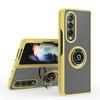 Para funda de teléfono móvil Samsung Z Fold7/6/5 4/3 soporte de anillo esmerilado semitransparente pantalla plegable cubierta protectora anticaídas
