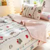 Nova Colcha de Cama de Veludo de Leite Espessa Antiderrapante Lençóis de Cama Conjunto de Três Peças Outono e Inverno Forrado com Fleece Cobertura Quente para Tatami de Casa