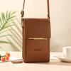 Nueva Bolsa para Teléfono Móvil Tejida Pantalla Táctil Cartera de Mujer Multifunción Tarjeta Gran Capacidad Transfronteriza Bolso Cruzado Bolsa para Teléfono Móvil