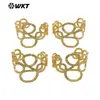 Wt-B716 Nuevo Diseño Geométrico Circular Único Pulsera Abierta de Latón, Accesorio Decorativo para Mujer de Exportación Más Vendido