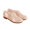 Botas de lluvia cortas de moda para las cuatro estaciones para mujer, zapatos de agua antideslizantes de caña baja, zapatos de goma cálidos sin algodón para lavar el coche y trabajar