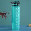 Caneca Espacial Gradiente Amazon Grande Capacidade com Tampa de Pressão Portátil Canudo Portátil ao Ar Livre Fitness Esportes Kettle