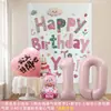 Decoração de Cena de Aniversário para Menina de 3 Anos Tecido de Fundo para Festa Infantil de 6 Anos Atmosfera Adereços Fotográficos de Alta Qualidade